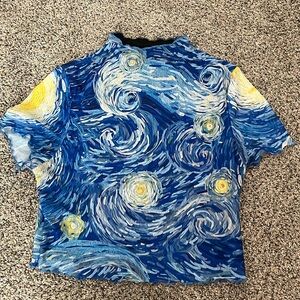 Starry Night cropped Tee